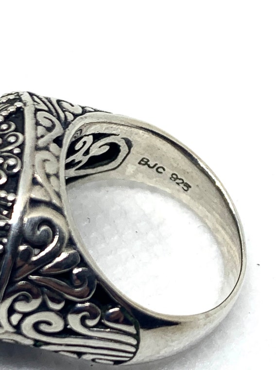 Samuel Benham Ring Turquoise Sterling Silver Orna… - image 6