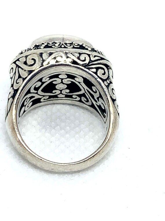 Samuel Benham Ring Turquoise Sterling Silver Orna… - image 2