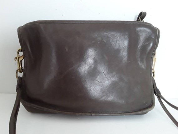 COACH Vintage Crossbody Handbag 1970s Leather - image 3