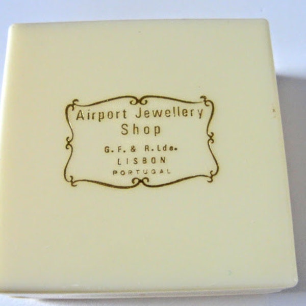 Celluloid Gift Box Jewelry Vintage Portugal