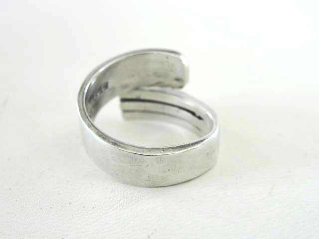 Modernist Signed Ring Sterling Silver Vintage Handmade - Etsy