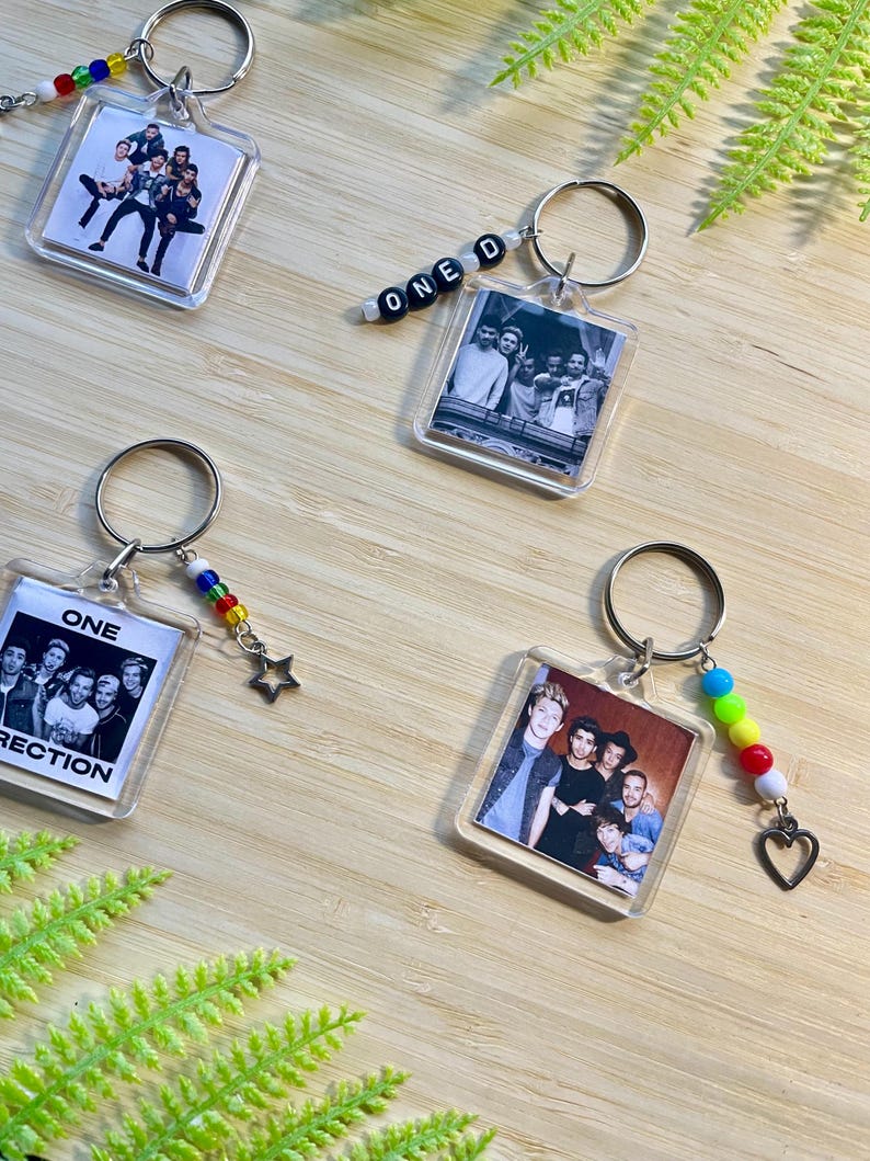 Boyish Keychains One Direction Keychains - Etsy