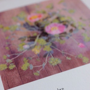 Haiku Print - Geschenken uit haar tuin - 8x10 Fine Art Print door Natalie Salminen