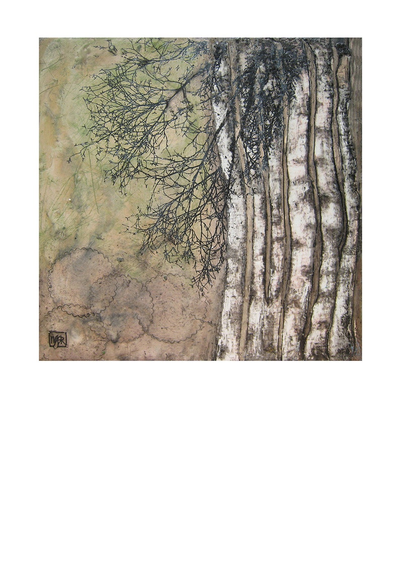 The Trees Will Clap Their Hands Fine Art Print Birch Tree Etsy