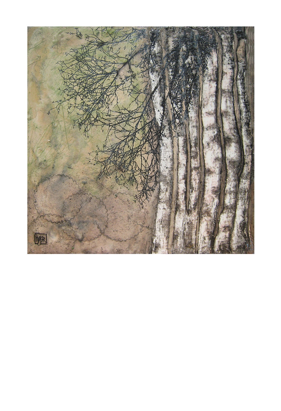 The Trees Will Clap Their Hands Fine Art Print Birch Tree Etsy