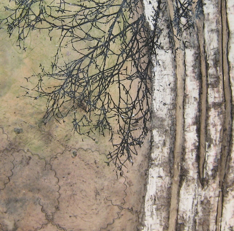 The Trees Will Clap Their Hands Fine Art Print Birch Tree Etsy