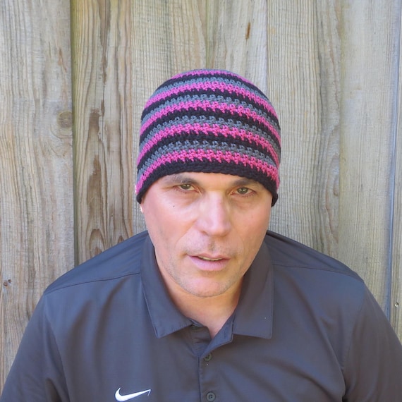 Lightweight Crochet Beanie Skull Cap Pattern Mesh White Skull Cap