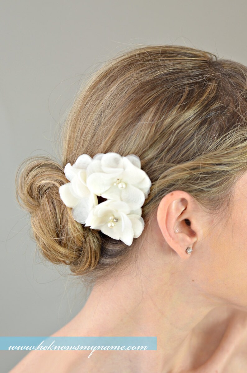 Bridal Hair Flowers Wedding Hair Accessories Small Silk Hair Etsy