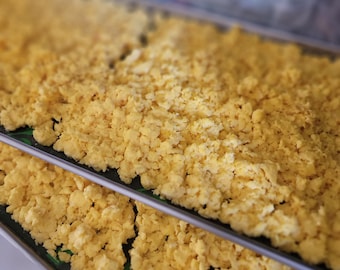 6 Freeze Dried Scrambled eggs - Organic - 6 large/Xl eggs per bag -Free Range chicken's - Nothing but Eggs here