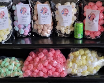 Freeze Dried Taffy | Assorted Flavors | 8 Oz Bag Salt Water TAFFY