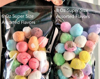 Freeze Dried TAFFY 8 oz bags | Freeze dried Candy | Assorted flavors