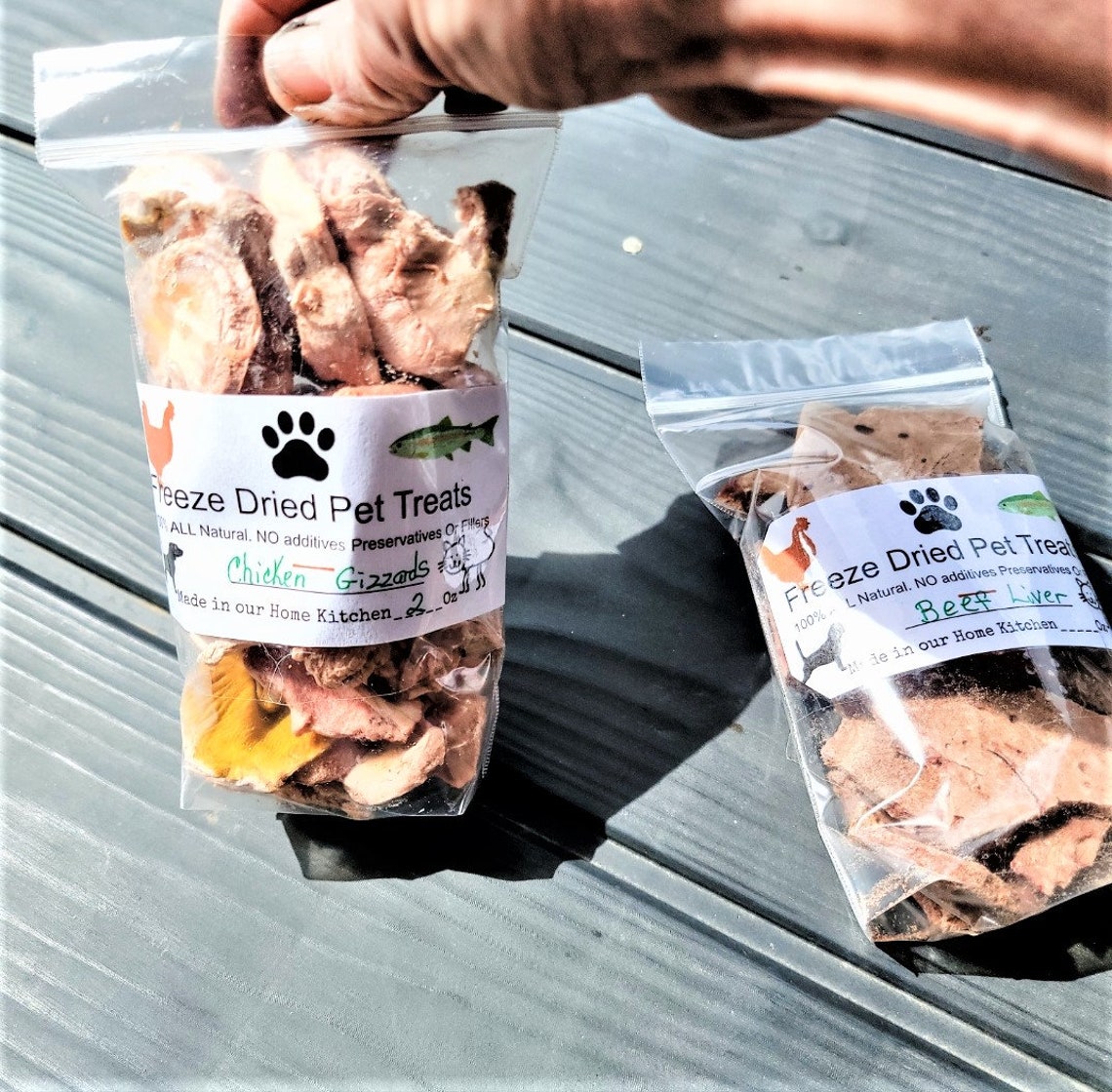 Freeze Dried Chicken Gizzards 2 oz bagMade in the USA fresh Etsy