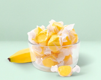 Freeze Dried Banana Candy | XL 8 Oz Bag | Saltwater Taffy