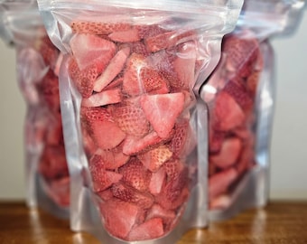 Freeze dried strawberry slices | 2 Oz Bag | Free Shipping