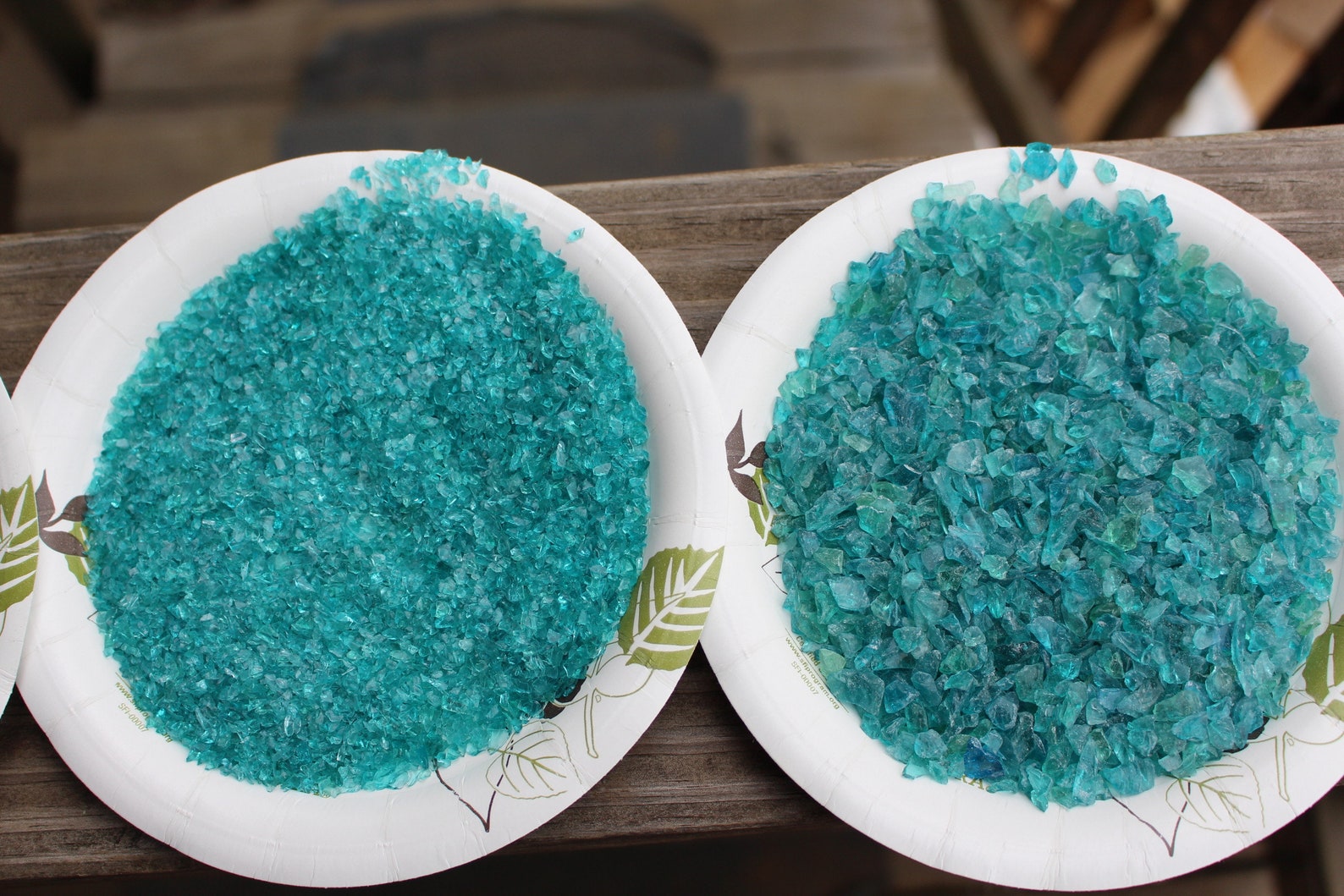 Aqua Glassturquoise Blue Confetti Glassbuy 1 Get 1 FREE Etsy