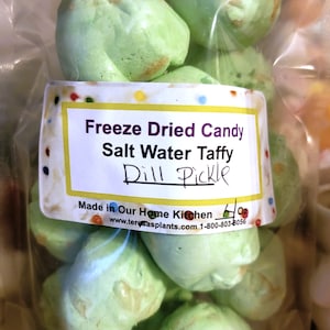 Freeze Dried Taffy XL 8 Oz Bag Choose your flavor Salt Water TAFFY Freeze dried Candy image 7