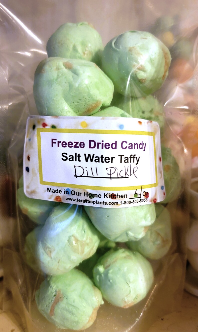 Freeze Dried Taffy XL 8 Oz Bag Choose your flavor Salt Water TAFFY Freeze dried Candy image 7