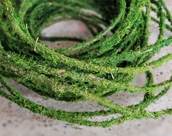 Moss vine wired Garland-36" long-REAL moss attached to wire