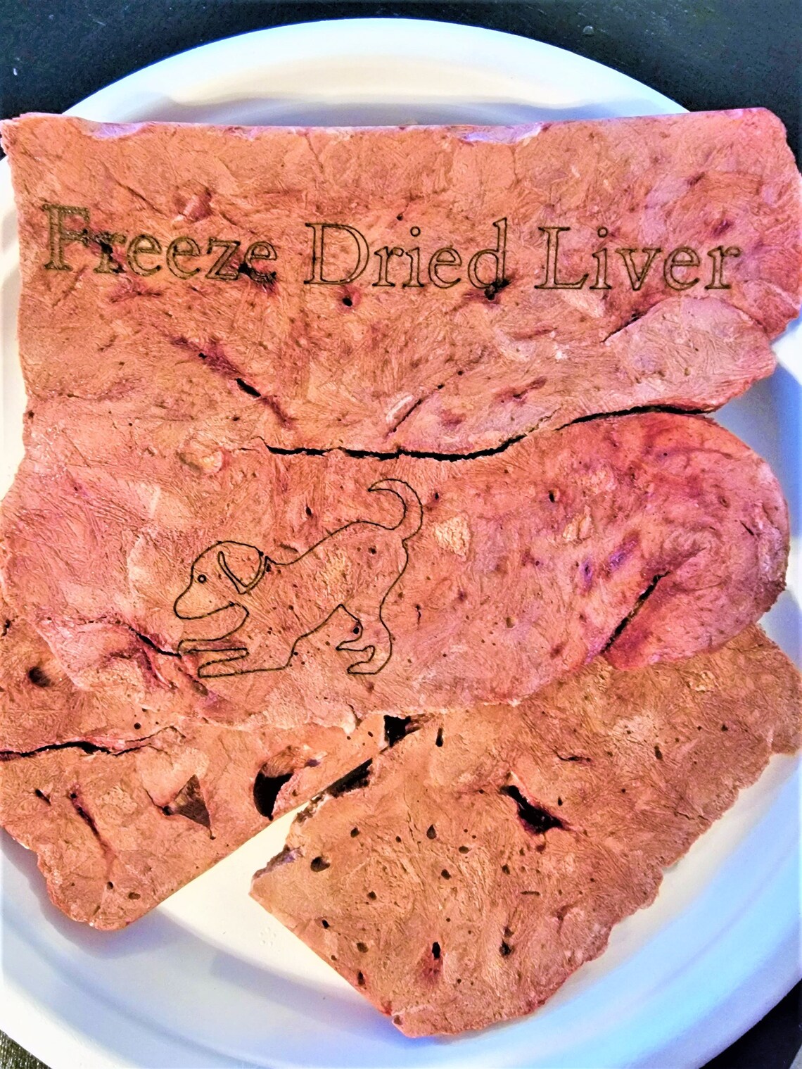 Freeze Dried Beef liver 6 Oz Jar with Engraved LidMade in the Etsy