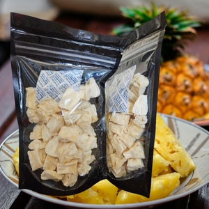 Pineapple Bites Freeze-Dried | Trail Food | 5x8 2 Oz Bag