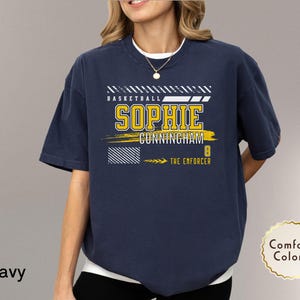 Sophie Cunningham &#39;The Enforcer&#39; T-Shirt: Indiana Women&#39;s Basketball Fan Apparel