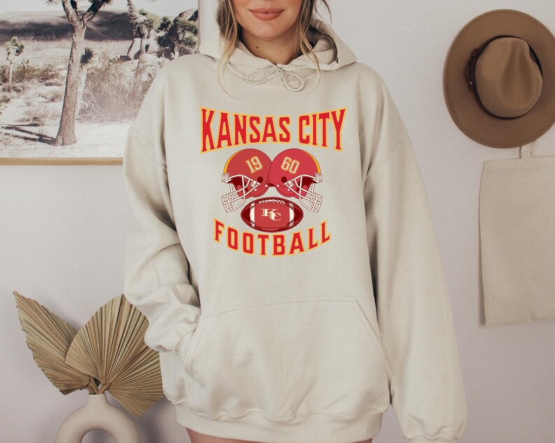 Mahomes Kansas City Football Hoodie: Unisex Fan Sweatshirt image 3