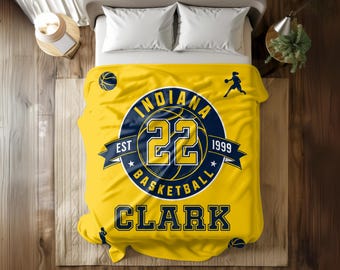 Caitlin Clark Indiana Basketball Blanket - Plush Cozy Gift