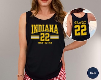 Caitlin Clark Indiana Tank Top: Soft Cotton #22 Basketball Fan Shirt
