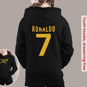 Cristiano Ronaldo CR7 Unisex Hoodie for Adults and Youth - With front and back design