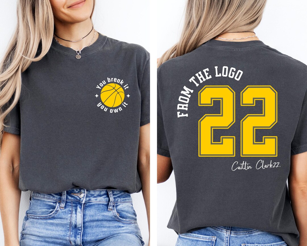 Caitlin Clark #22 Basketball T-shirt: Indiana Women's Unisex Tee