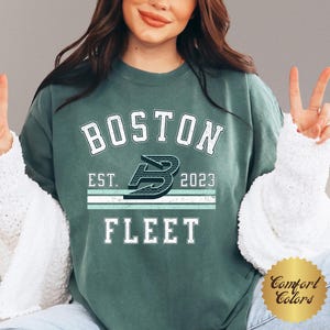 Comfort Colors® Boston Fleet PWHL Vintage Shirt, Boston Hockey Youth Adult Unisex T-shirt