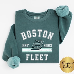 Comfort Colors® Boston Fleet PWHL Hockey Vintage Shirt, Boston Women&#39;s Hockey Unisex Sweatshirt