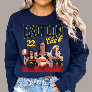 Caitlin Clark Collage Indiana Basketball Youth & Adult Unisex Sweatshirt