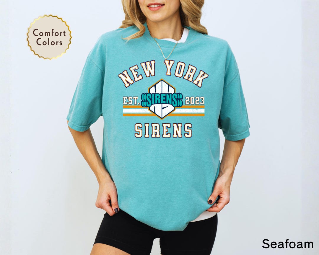 Comfort Colors New York Sirens PWHL T-shirt, Vintage Hockey Tee - Etsy