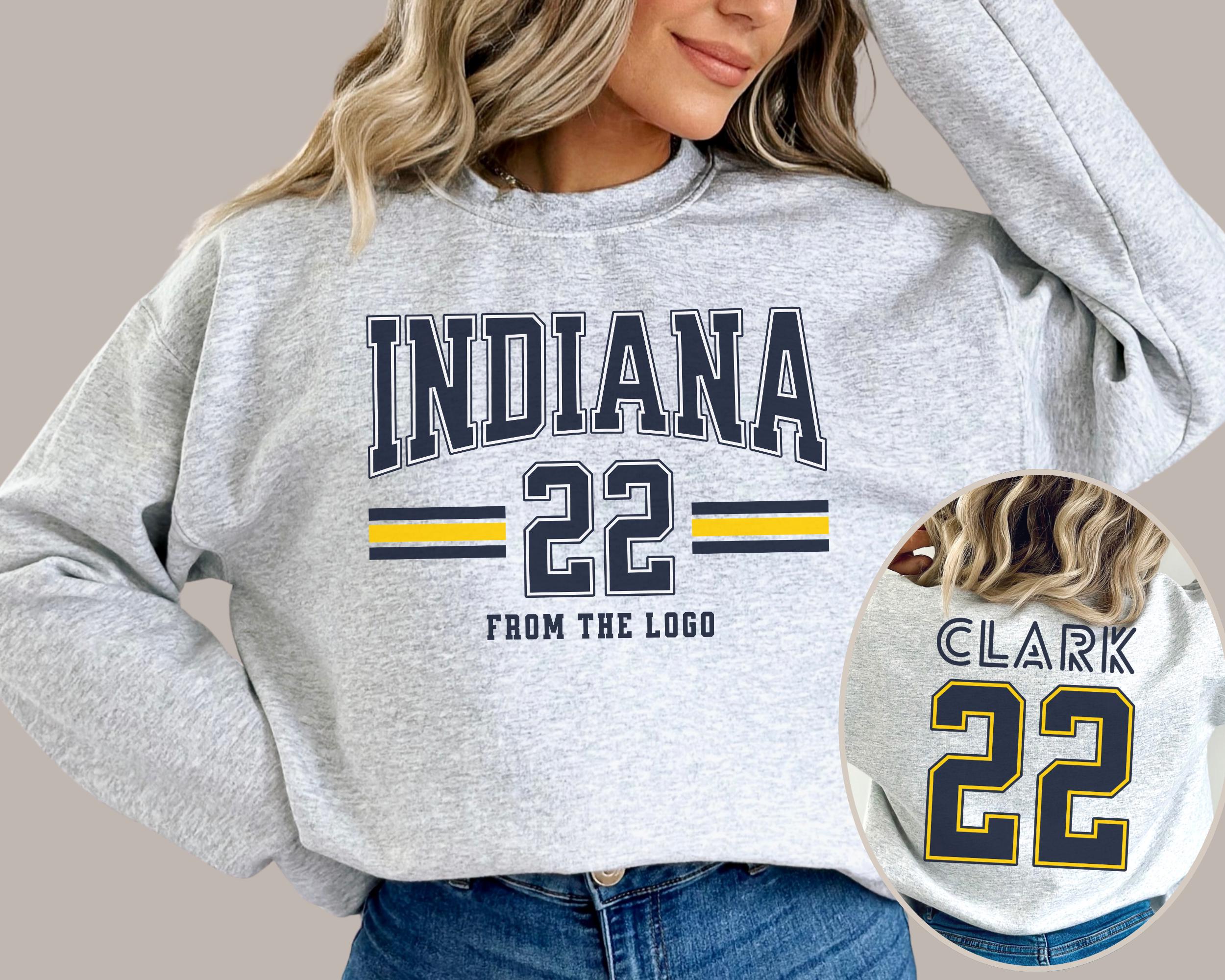 Caitlin Clark 22 Shirt, Clark Indiana Basketball From The Logo Youth & Adult Sweatshirt