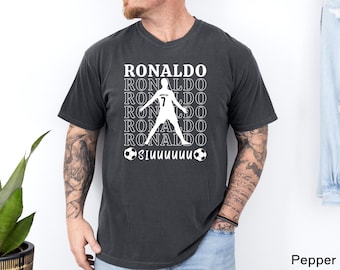 Cristiano Ronaldo Siuuu Shirt | Comfort Colors Soccer Fan Tee