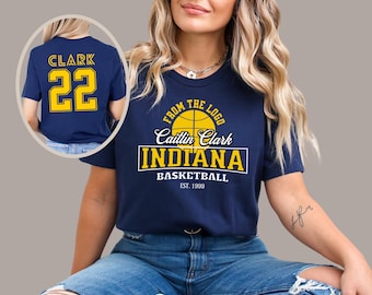 Caitlin Clark 22 From The Logo Indiana Basketball Youth & Adult Unisex T-Shirt