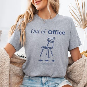 Vacay Doodle Unisex Tee, Out of Office Shirt, Vacation Graphic T-Shirt, Relaxation Top, Tropical Summer Apparel