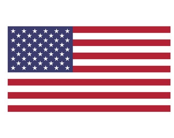 US Flag - PDF, JPEG, png, svg, and gsp for cutting machines and coloring