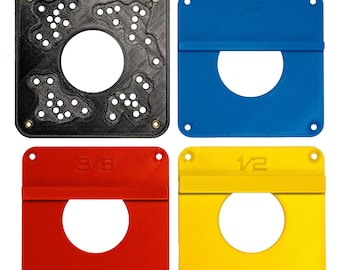 Box Joint Jig Compact Router Plate - Set of 3 - Universal