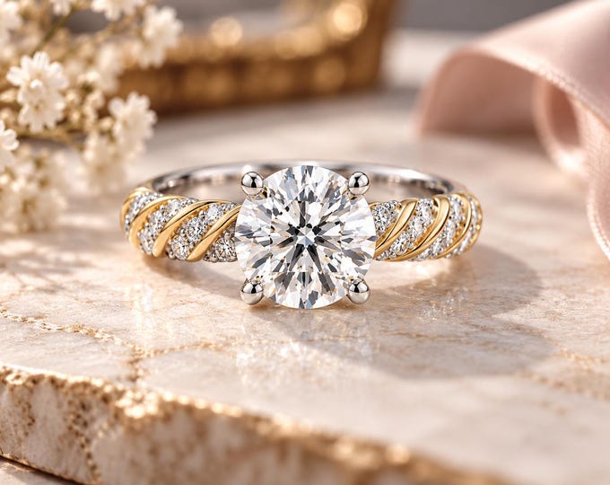 1.5 Carat Lab Grown Diamond Ring | 14K White Gold | IGI Certified Wedding/Marriage Ring