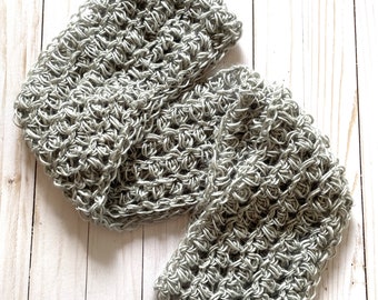 Gray Infinity Scarf