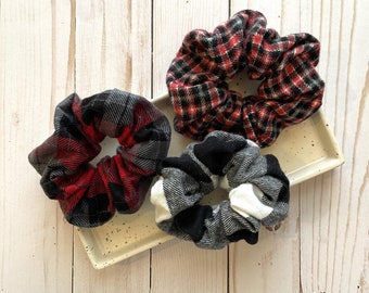 Flannel Scrunchies