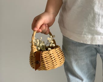 Cestas de Páscoa de vime encantadoras – decoração elegante de primavera ou porta-ovos para presentes e comemorações