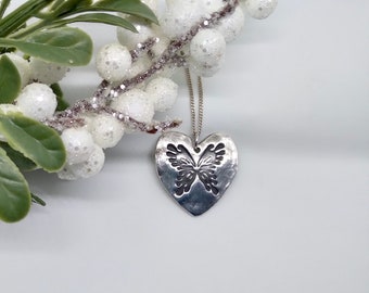 Perfect for the Butterfly Lover - Fine Silver (999.9) Handcrafted Pendant