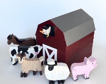 3D barn puzzle, barn plan, wood puzzle, puzzle, barnyard animal, kids puzzles, barnyard puzzle, puzzle,PDF, woodworking plan, wood toys