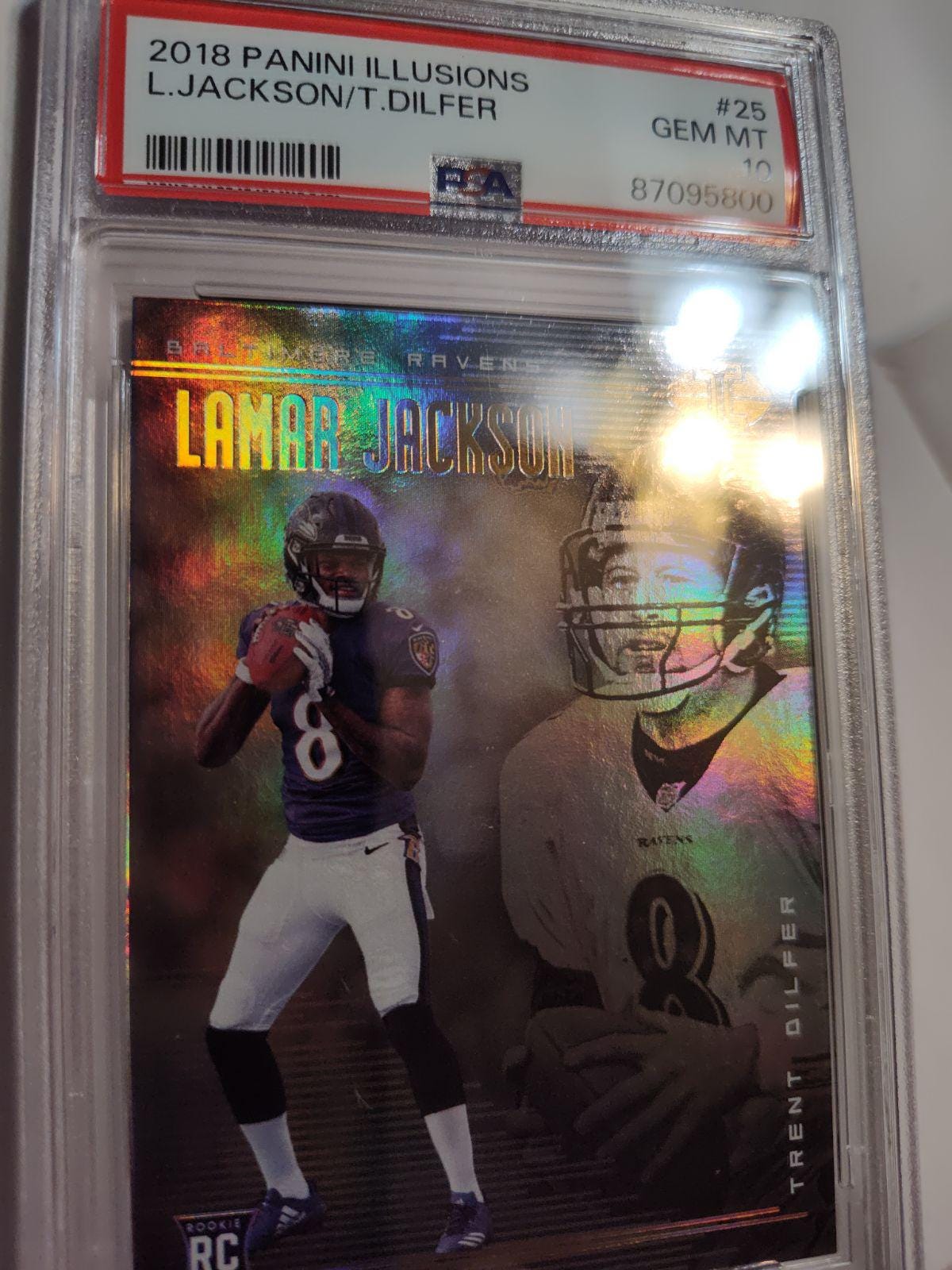 10枚限定 Contenders Optic ラマー・ジャクソン PSA 8 LaMar Jackson Psa 10 for sale | eBay