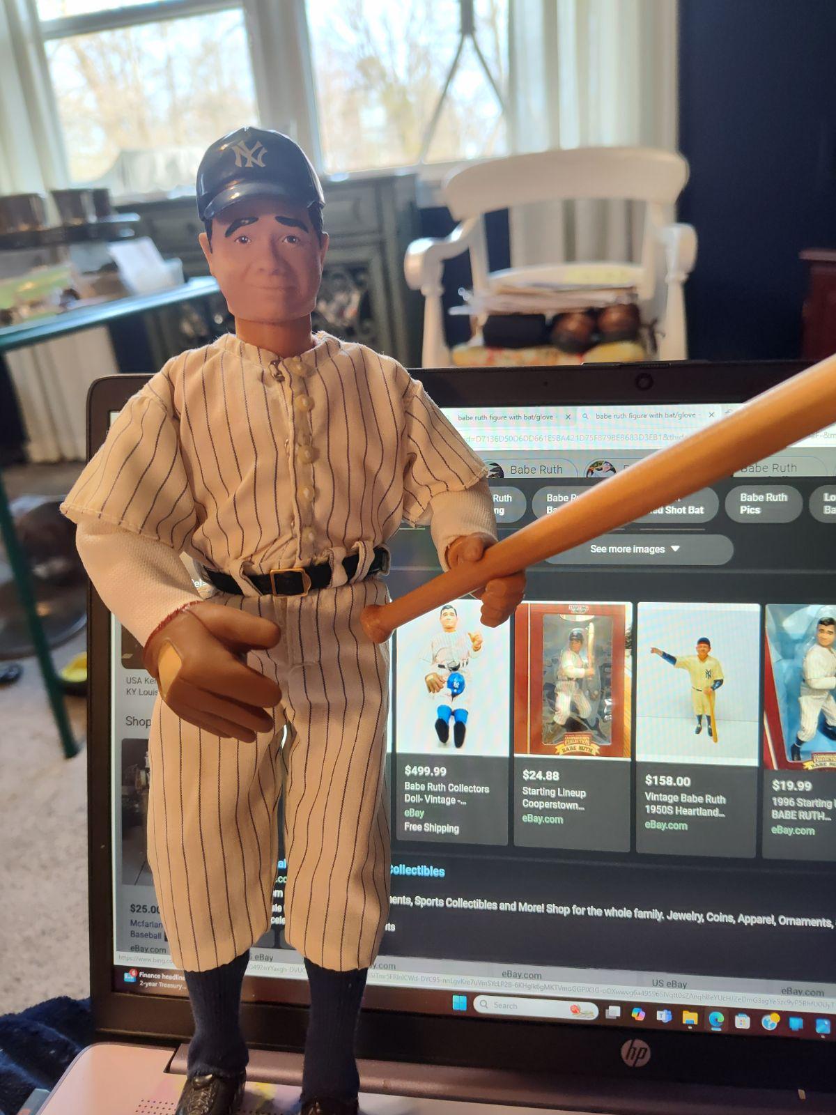Babe Ruth Figure - Etsy