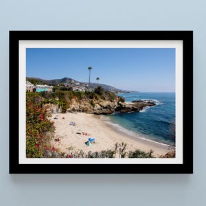 Stampa artistica sulla costa di Laguna Beach – Fotografia di scogliere dell'oceano californiano, decorazioni da spiaggia, foto di paesaggi marini