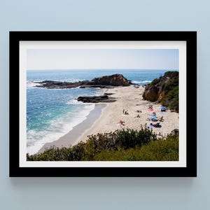 Stampa di Treasure Island Beach – Arte murale costiera di Laguna Beach, California, fotografia dell'oceano, foto di decorazioni da spiaggia